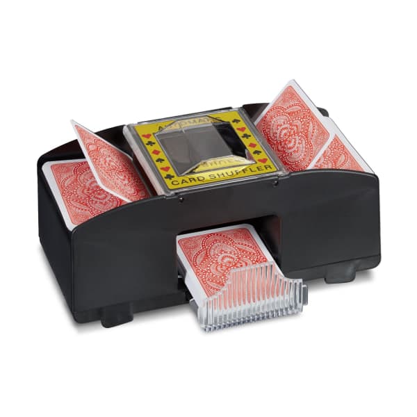 Dobbelt brug model med USB og batteri spil, kortshuffler 2 decks