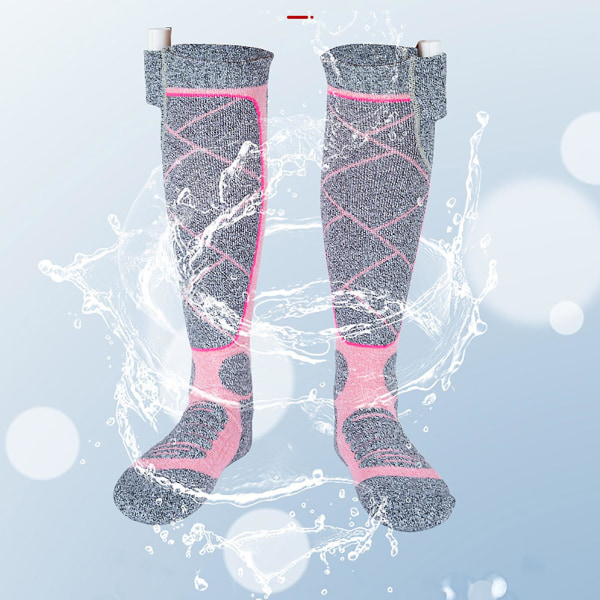 Mardi Gras 2024 Full Foot Heating Socks Winter Usb Charging Warm Heating Socks Ski Electric Heating Socks