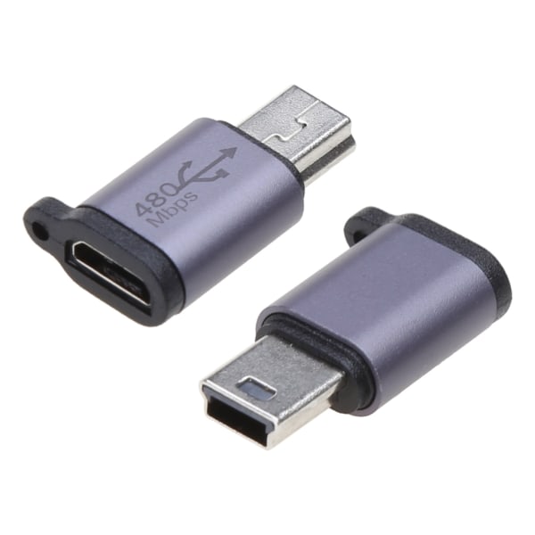 Usb-C til Micro USB-adapter Type-C hunn til micro USB hann-konverterplugg Micro til Mini USB Micro til Mini USB