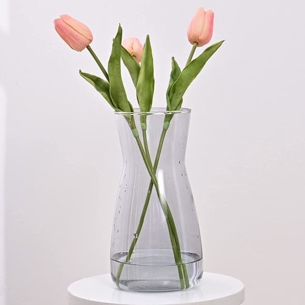 Kvalitetsglas Vas - Rustik Heminredning för Modernt Bondgårdshus, Ideal Hylla, Bord & Entré Dekor, Patenterad Design, Vit