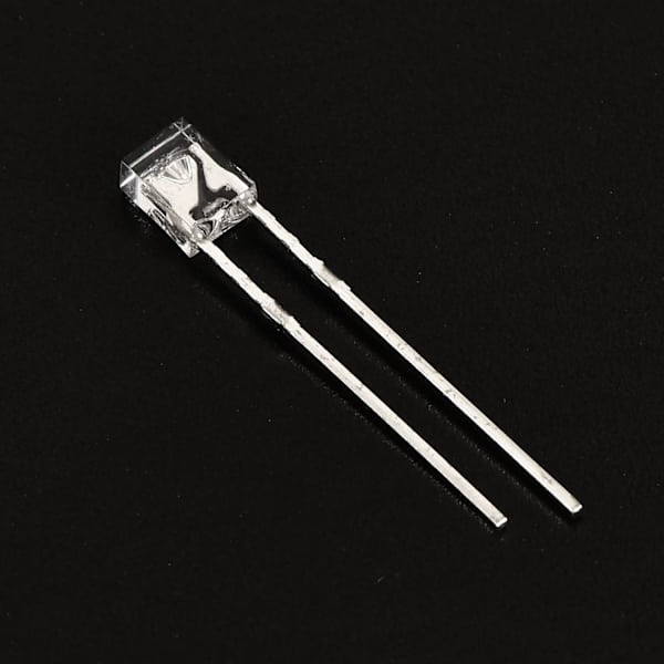 2x3x4mm x LED-lyspære, 200 stk. Rektangulær lysdiode med klart lys til elektroniske komponentindikatorer, hvid