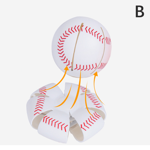 Flygande UFO Platt Kastande Diskbboll Magisk Boll Leksak Barn Utomhus Blå Baseball
