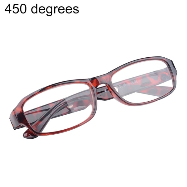 Läsglasögon +4,5 +5,0 +5,5 +6,0 grader Optiska linser Glasögon Glasögon qd bäst 4.5 Red