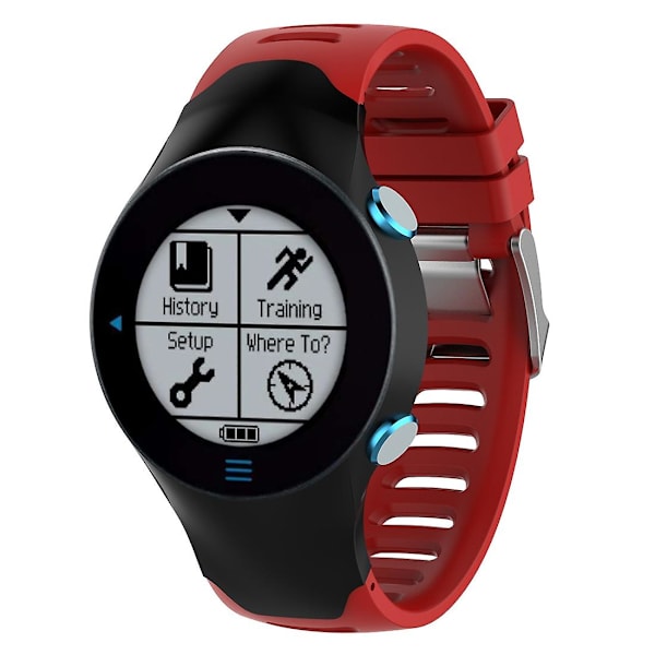 Silikoniranneke Garmin Forerunner 610 -kellolle Red