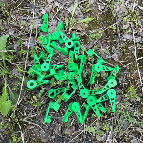 360 graders justerbare plantegren-træningsklemmer, justerbare plantegrenbøjningsklemmer, justerbar plante lav grøn 30