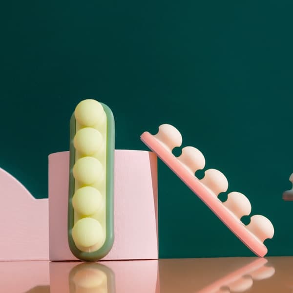Desktop Kabelarrangør Silikone Opladningskabelarrangør Blå