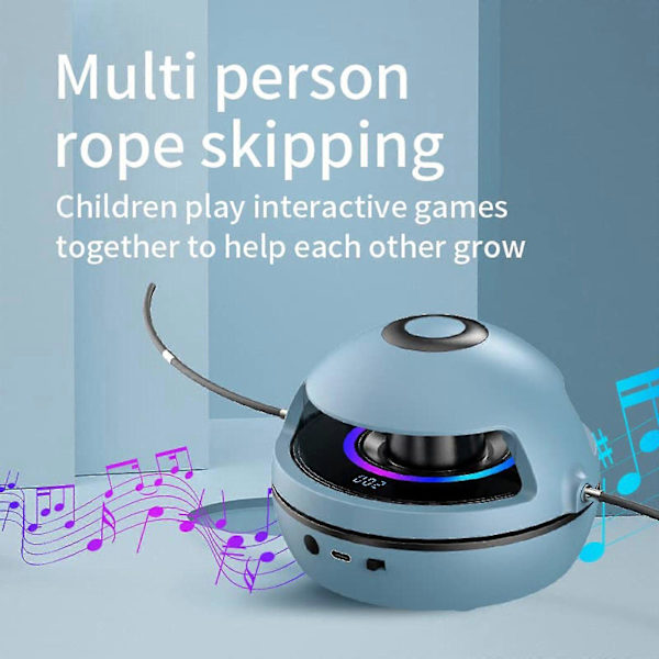 Träningsräknare Elektrisk Hopprep Maskin Hopprep Rep 70 Cm Kreativ Elektronisk Räkning - SNNGV black
