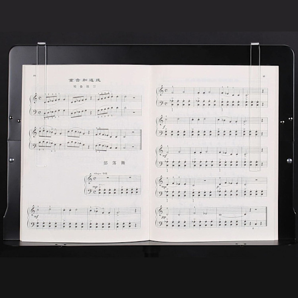 1 par musikarkklips, bærbar, letvægts til keyboard, musiker, klaver