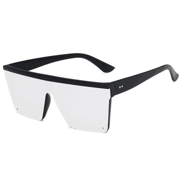 New Style Sunglasses Square Oversized Luxury Silver Silver