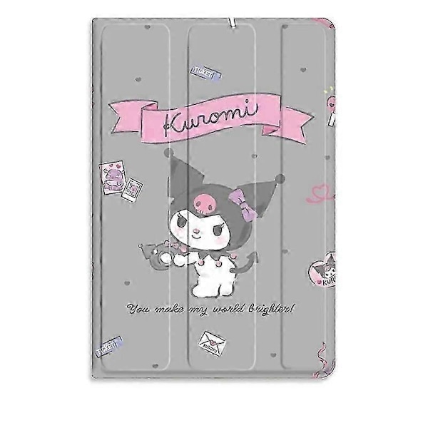 Kawaii Sanrio Kuromi iPad Fodral För iPad 10:e Generationens Fodral Tecknad Trevik Silikon Mjukt Fodral För iPad 7 8 9 Pro 10.5 Air 3 4 5 Skal ipad 9th 10.2 7