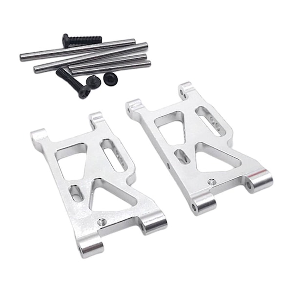 RC Front Bærearm for WLtoys 144001 124018 1:12 Bilmodell Tilbehør rød titanium 61.5x32x6.5mm