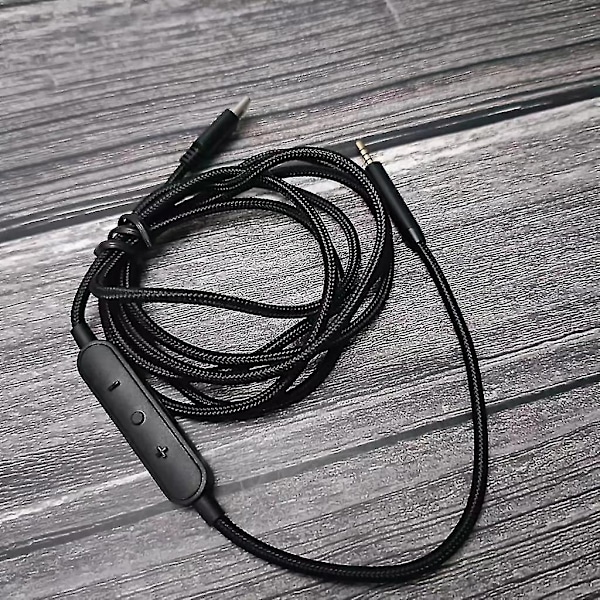 USB-C til 2,5 mm Han-kabel til QC25/QC35/QC35II/QC45 Hovedtelefonledning Mikrofon