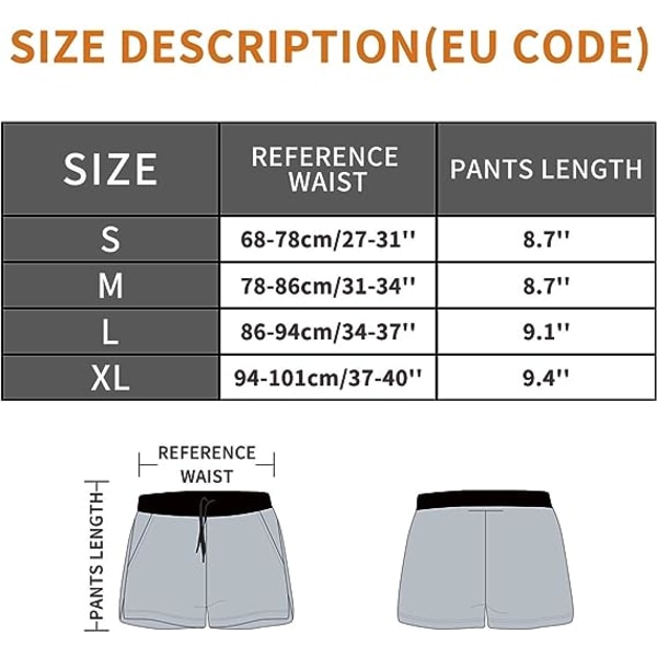 Herre Svømmebukser Hurtigtørrende Badebukser Badetøy Boardshorts Justerbar Snøring Svømme Strandshorts Bokser med Glidelåslomme