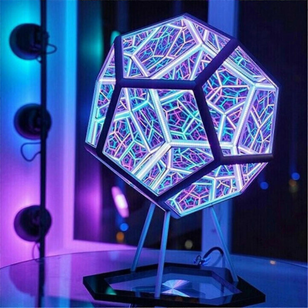 Infinitex Dodekaeder Färgkonstlampa