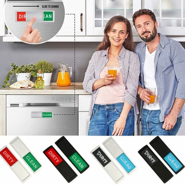 Rengörings- eller smutsig diskmaskinsmagnet