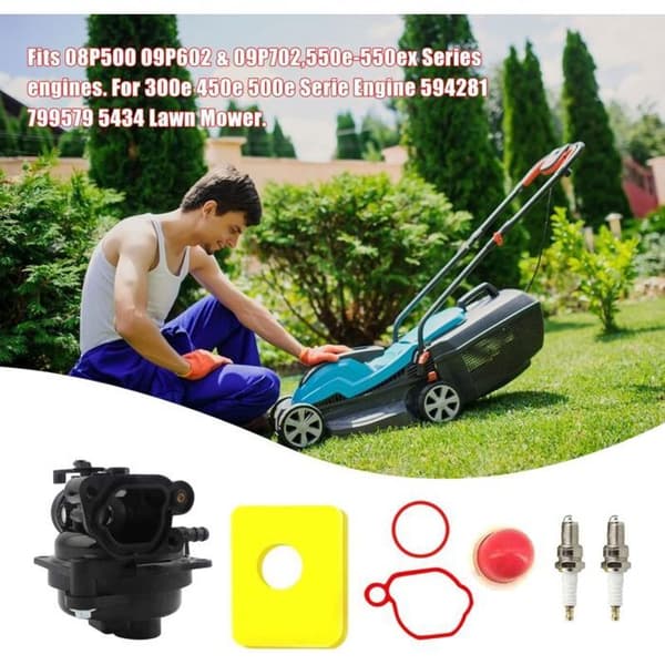 Gælder for karburatorsæt til Briggs & Stratton (6 dele), til frøplanter, havearbejde og hjem/by