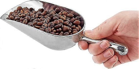 Støpt Aluminium Rund Bunn Bar Is Mel Universal Scoop, Sølv 10\"