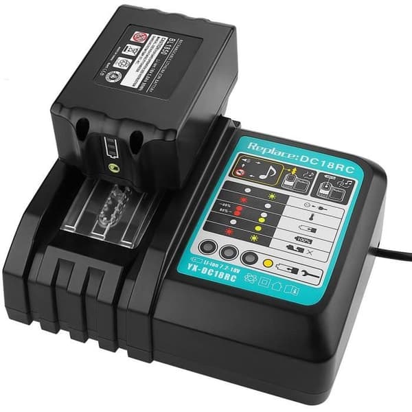 Rask lader for Makita 7.2V~18V BL1860 BL1850 BL1840 BL1830 DC18RA DC18RC DC18RD