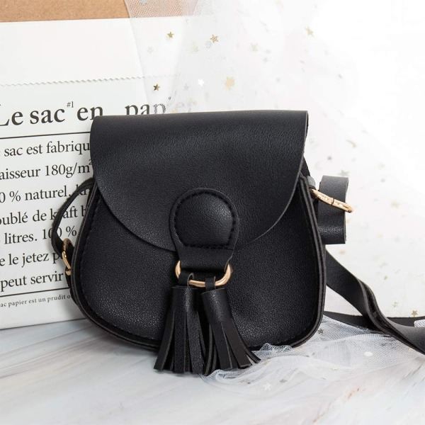 2 st Crossbody väskor Småbarn Prinsessa Handväskor Tassel Stil