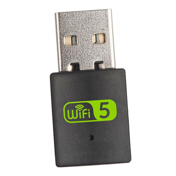 USB WiFi-adapter 600M BT 5.0 Drive Free 2.4G 5G Dubbelbands Trådlös Nätverksadapter