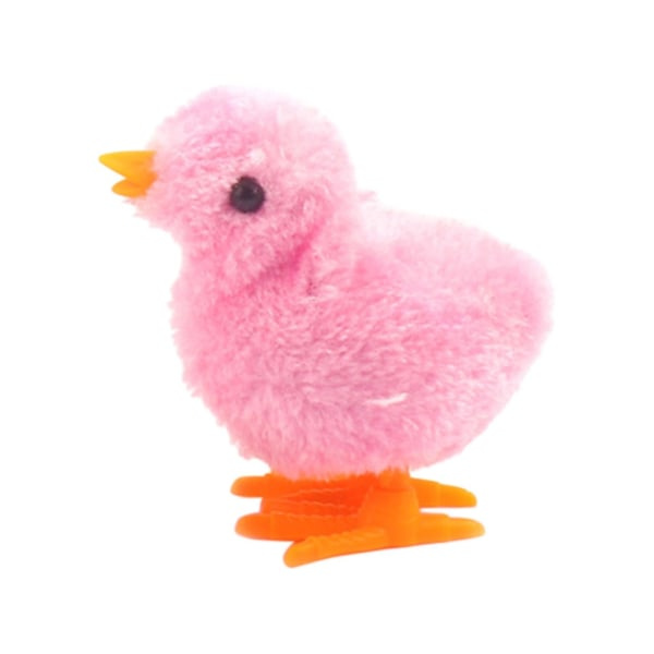 Hoppande kyckling uppdragbar leksak Ny kyckling hoppande uppdragbar leksak Rosa Pink