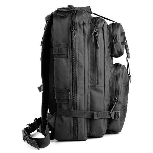 Taktinen reppu - 36L - 900D Molle - USB-portti - Vedenpitävä musta