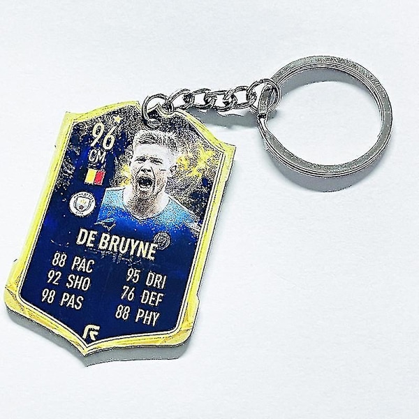 Jalkapallojoukkueen avaimenperä MM-kisat akryyliriipus Keychain Glarish 95