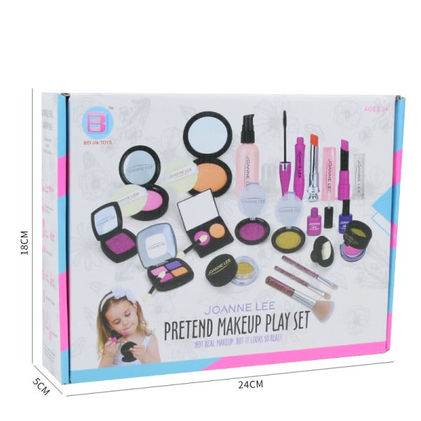 Sæt til børnepiger tegnebøger - søde udklædnings makeup mini tasker legetøj mobil tegnebog