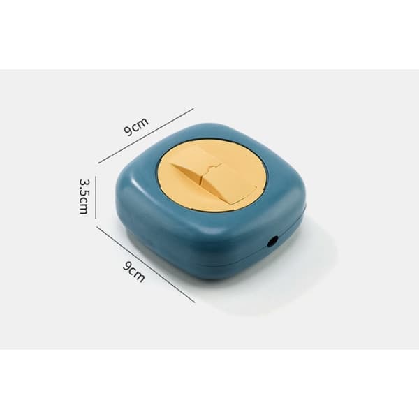 Datakabel opbevaringsboks, arrangør, kabelopruller - blå