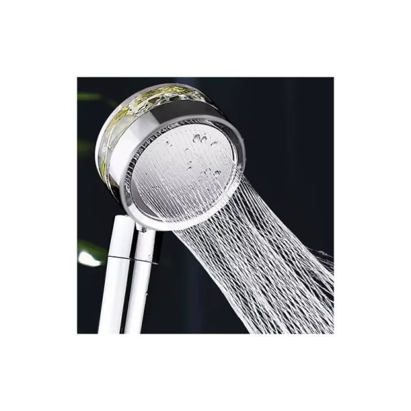 Booster Duschhuvud med Propeller (med Filter) - Turbo Silver
