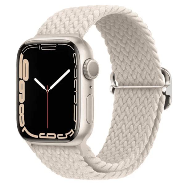 Elastisk armbånd vævet Apple Watch 38mm / 40mm / 41mm - SORT