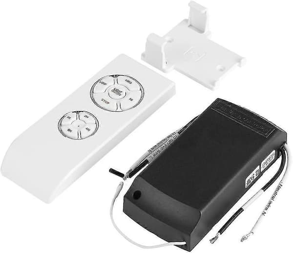 Universal Loftventilator Fjernbetjeningssæt 4 Timere 3 Hastigheder Lampe Timerstyring Trådløs Switch