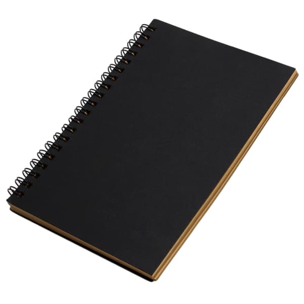 Reeves Retro Spiralbundet Spiralhæfte Blankt Notesbog Kraft Skitsepapir