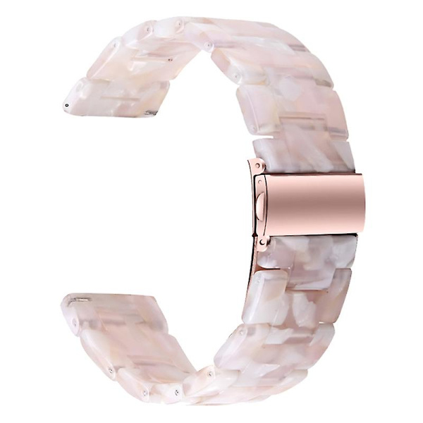 Garmin Vivoactive 4:lle Vaihtokellohihna 22mm Vedenkestävä Hartsikellohihna Kukka Pink Style H Garmin Vivoactive 4