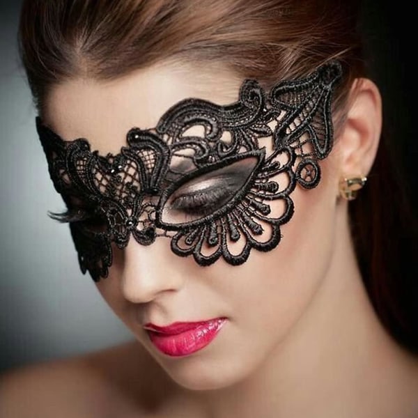 Metallmaskeradmask för kvinnor, venetianska masker för fest