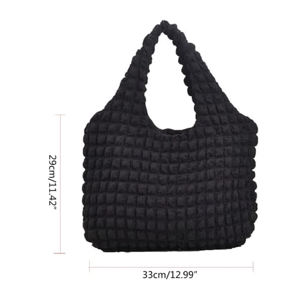 Plissert Sky Bag Tote Bag Handlepose Shopping Bag Skulderpose Veske til Bursdag