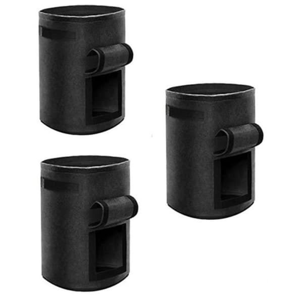 Potatisodlingsväskor, 3-pack 7 gallon odlingsväskor trädgårdspotatisväskor