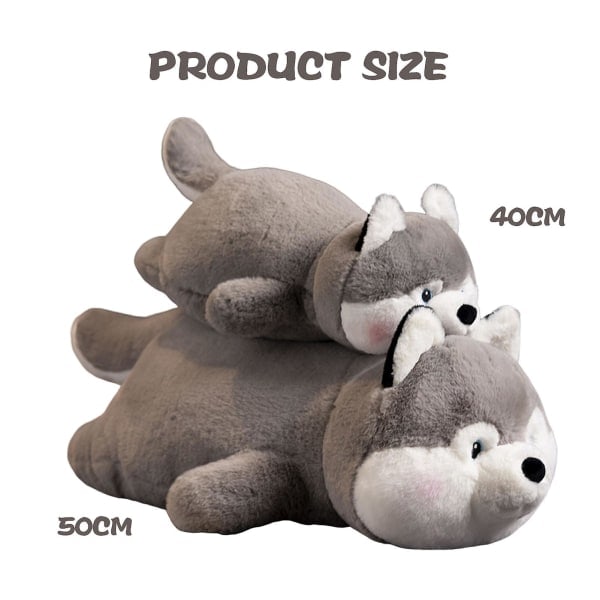 Huskies bamse dekorasjon Shiba Inu bamse putegave til jul bursdag nyttår 40cm Shiba Inu