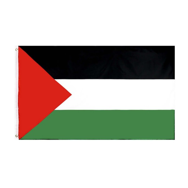 Palestina flagga Utomhus flagga blekna utanför trädgårdsflagga 90x150cm