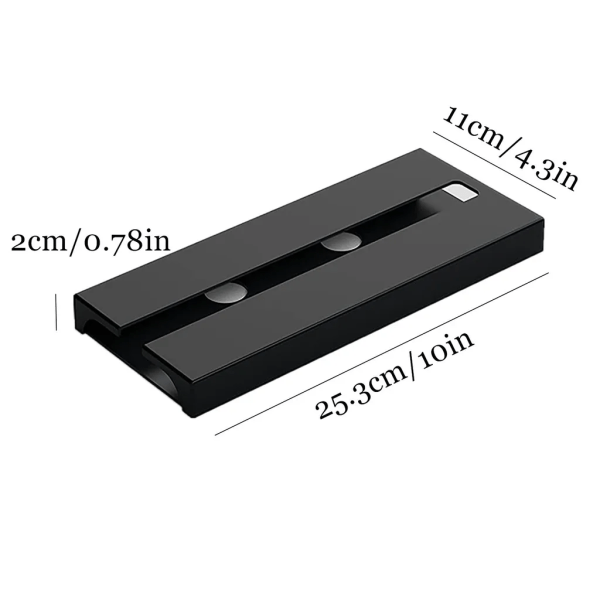 2-pack plastvinhållare, svart vinhållare för kök, bar, matsal