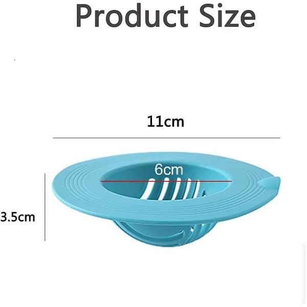 Galaxy 2 Silikon Hårforlengelsesdeksel Luktfri Avløpshette Anti-tilstopping Avløpshette (2 Farger)