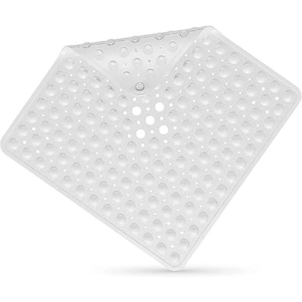 Duschmatta 53x53cm Mögelresistent Fyrkantig Halkfri Duschmatta