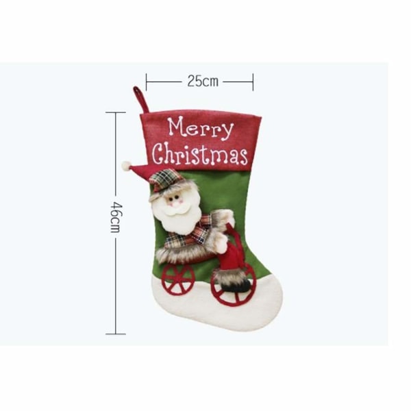 Julekuler, 3 nisse, snømann plysjfigurer 18,1\"
