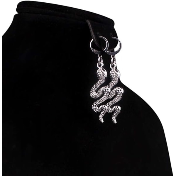 20 st Alloy Snake Charms Antik Metall Snake Charm Ormformade hängen