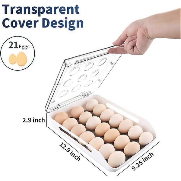 Eggoppbevaringsbeholder Automatisk Rullende Eggorganisator
