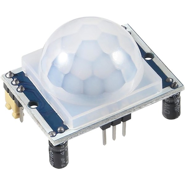 5 stk. HC-SR501 PIR Infrarød Sensor IR Menneskekrop Bevægelsesmodul til Arduino til Raspberry Pi (Blå)