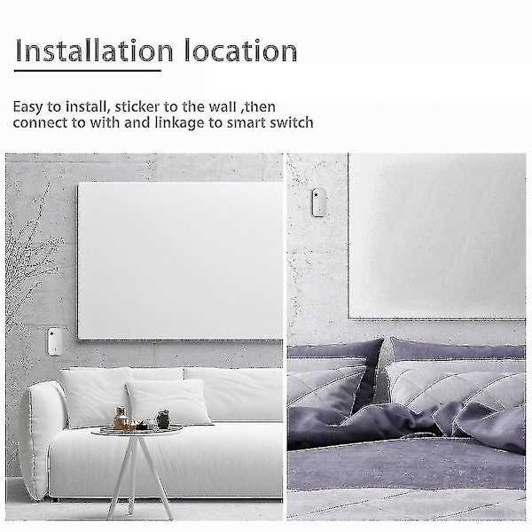 Tuya Wifi Lyssensor Intelligent Hjemmebelysningssensor Afbryder Kontrol Lyssensor Belysning