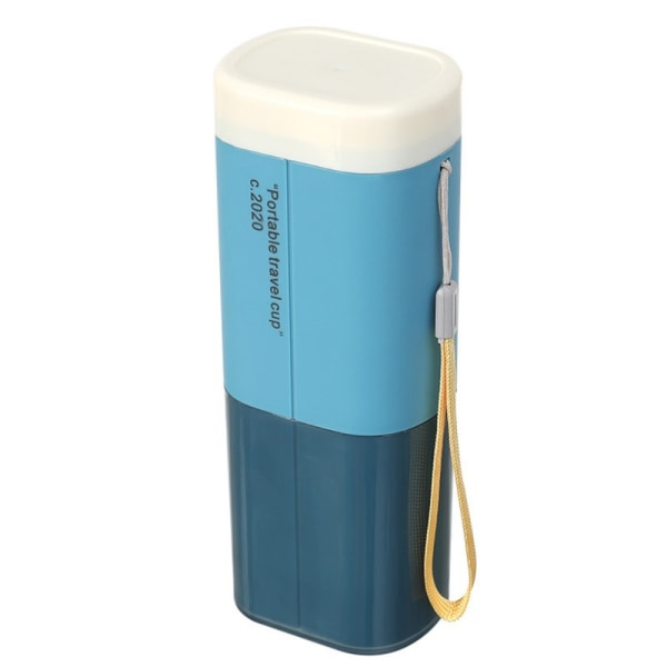Tannbørsteetui Tannbørstekopp blue