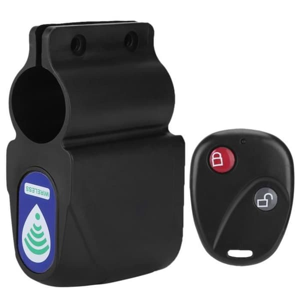 Stöldskydd Cykellås Säkerhet Trådlös Fjärrkontroll Cykelalarm-XID