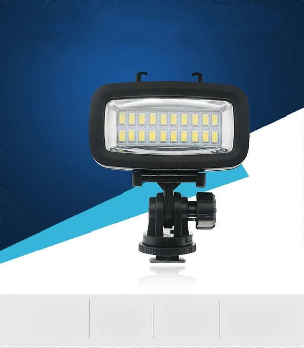 Til Gopro Led Fyldlys 40m Vandtæt 20 Leds Lys